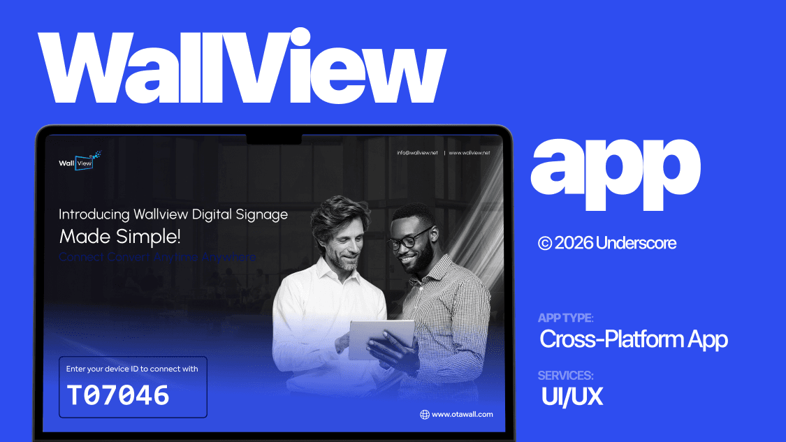WallView Digital Signage System - slide 1